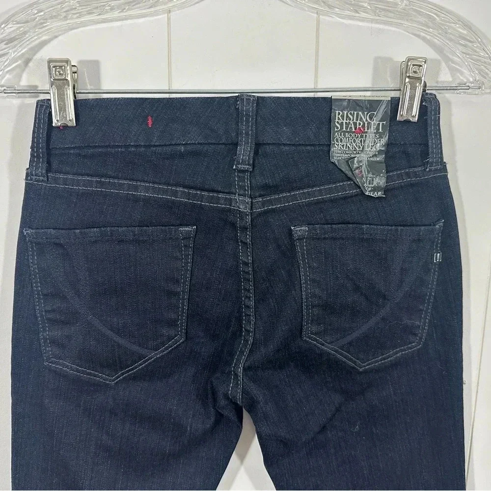 NEW !IT JEANS LOS ANGELES Rising Starlet Denim Blue Jeans Skinny Leg Sz 24 - Picture 4 of 10